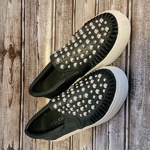 Jslides leather shoe